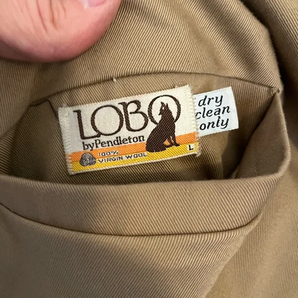 Vintage Lobo by Pendleton Reversible Wool Jacket